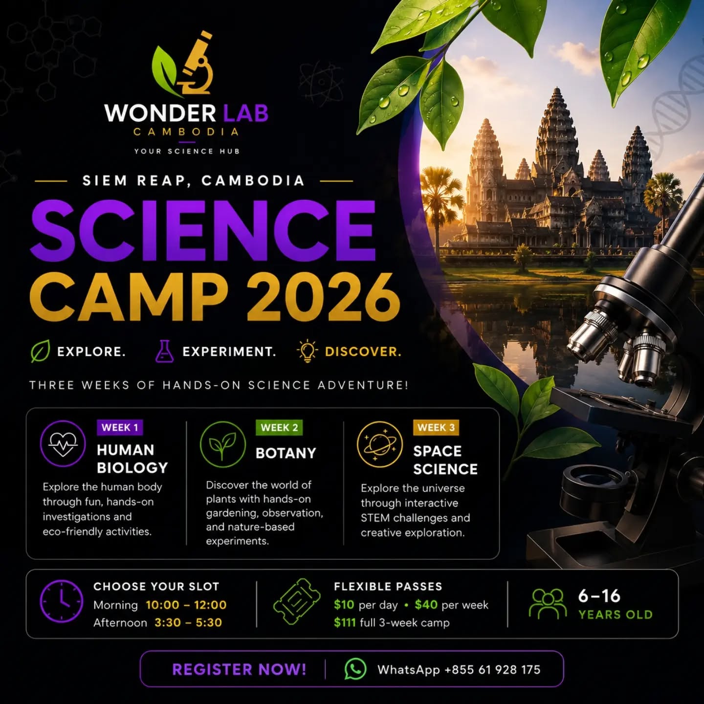 Science Camp 2026 for Kids