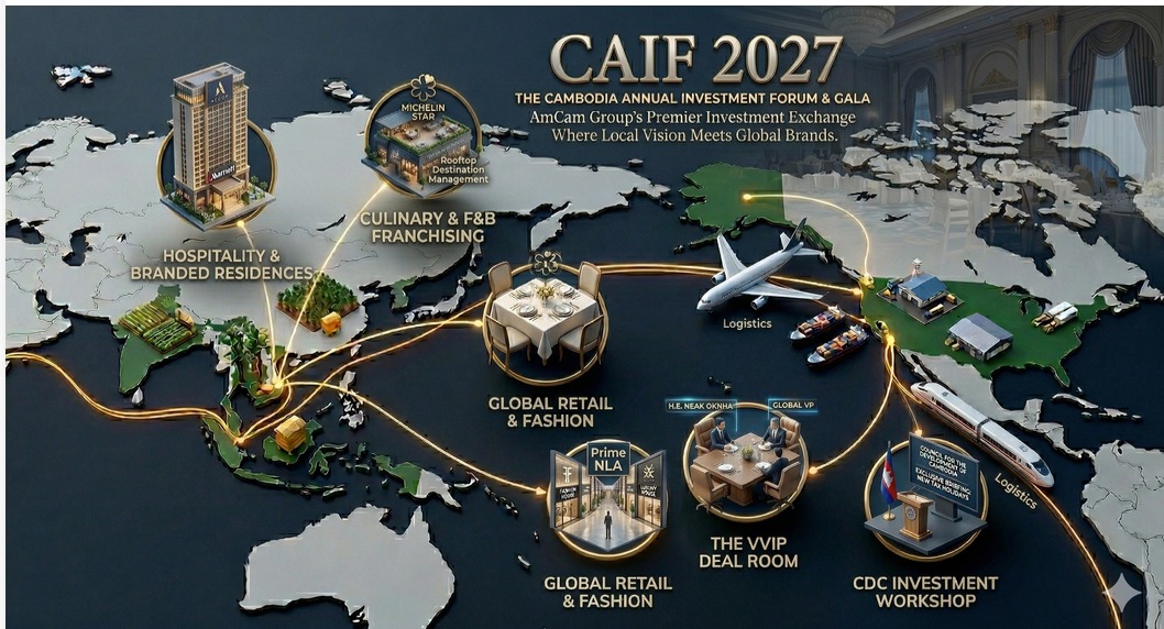 The Cambodia Annual Investment Forum & Gala (CAIF)-2027 at Hyatt Regency Phnom Penh