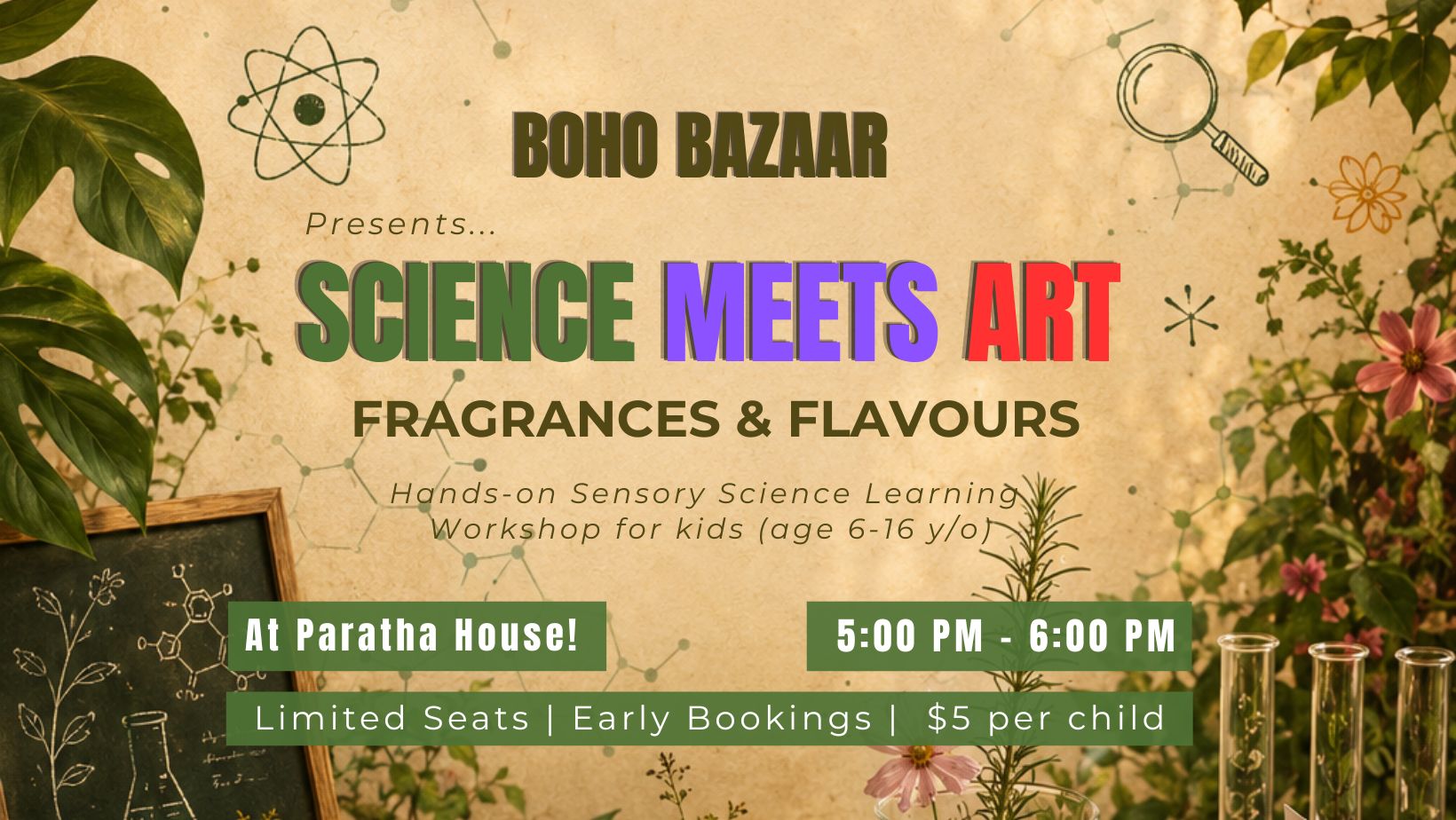 Science Meets Art: Fragrances & Flavours Kids Workshop