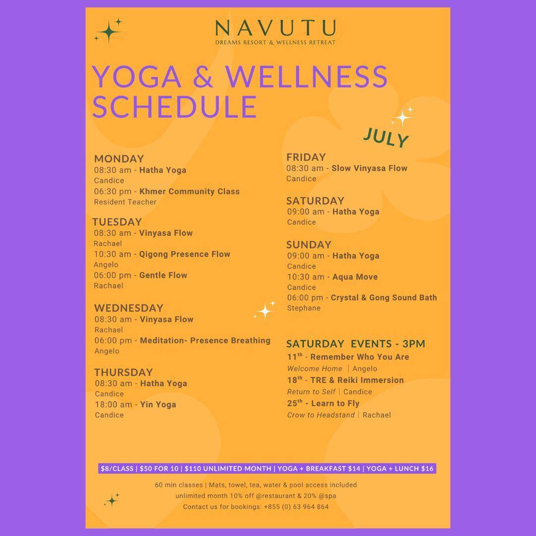 Saturday In-Depth Wellness Workshops at Navutu