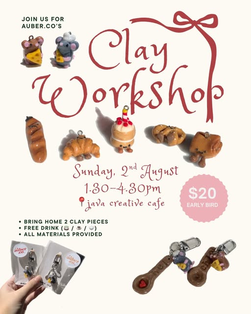 Clay Workshop at Java Creative Cafe