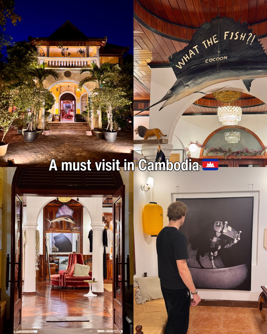 A must-visit in Cambodia 🇰🇭🐉🛹🖌️🏯👕🪄🪭

Perfectly located between the city